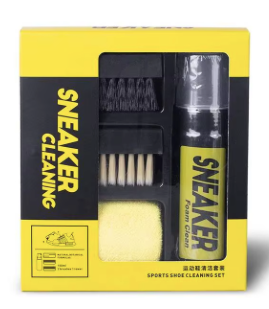 150ml Shoe Cleaner Foam Kit – Water-Free Sneaker Cleaning Set with Brush & Cloth
