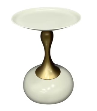 Modern Luxury Round Side Table – Space Saving Coffee & Drink Table